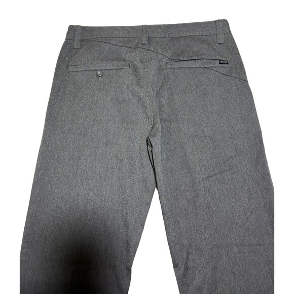 Mens Volcom Frickin Modern Chino Pants Straight Leg Gray Skateboard Grunge Sz 32 - Picture 5 of 9